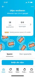 Gratis Spaarkaart AH voor uitjes, Ophalen of Verzenden, Zegels, Bonnen of Punten