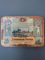 Caravellis Frères Sigarettenblikjes - Vintage Set van Twee, Ophalen of Verzenden
