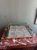 Lucky Vintage sixties dienblad aperitief schaal met spiegel, Huis en Inrichting, Woonaccessoires | Dienbladen, Ophalen, Overige materialen