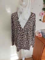 Vest MS mt 3xl (mt 54?) Animalprint, Kleding | Dames, Grote Maten, MS Mode, Ophalen of Verzenden, Gedragen, Trui of Vest