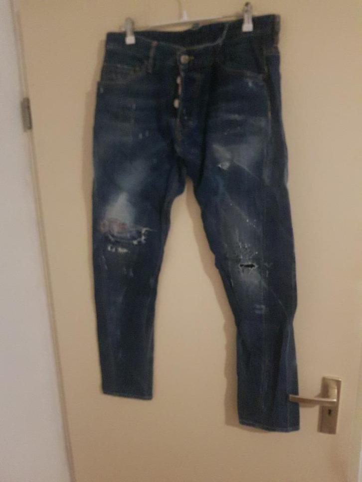 Dsquared2 Sexy Twist Jeans – Maat 50 – Nieuwstaat, Kleding | Heren, Spijkerbroeken en Jeans, Zo goed als nieuw, W33 - W34 (confectie 48/50)