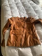 Cognac leren  dames biker  jas van Drykorn maat 38, Ophalen of Verzenden, Zo goed als nieuw, Maat 38/40 (M), Bruin