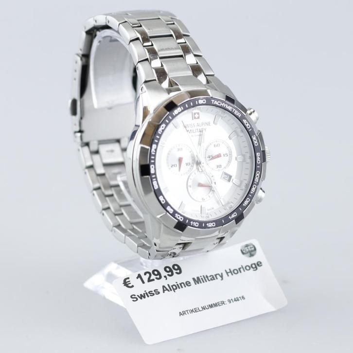 Swiss Alpine Miltary Horloge, Sieraden, Tassen en Uiterlijk, Horloges | Heren, Zo goed als nieuw
