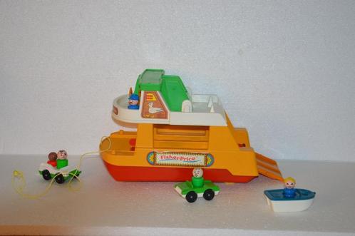 Vintage fisher price boot / Ferry boat uit 1978, made in USA, Kinderen en Baby's, Speelgoed | Fisher-Price, Gebruikt, Speelset