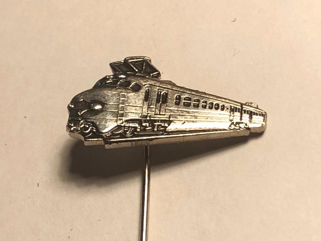 Metalen NS ELECTRISCHE TREIN Speld (Metaalkleur)., Verzamelen, Speldjes, Pins en Buttons, Zo goed als nieuw, Speldje of Pin, Transport