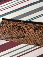 Antiek Slange leren knip / tasje?, Sieraden, Tassen en Uiterlijk, Portemonnees, Ophalen of Verzenden, Bruin