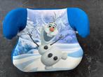 Zitverhoger Frozen Olaf bekleding gewassen, Autogordel, 15 t/m 36 kg, Zo goed als nieuw, Ophalen