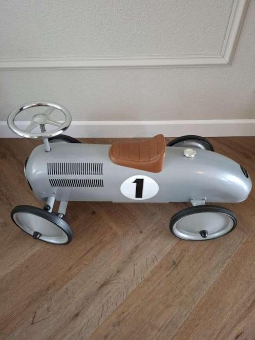 Metalen Loopauto Zilvergrijs Marquant, Kinderen en Baby's, Speelgoed | Speelgoedvoertuigen, Zo goed als nieuw, Ophalen