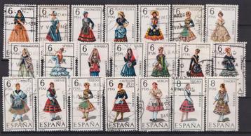 Spanje 1971 Klederdrachten Steden gest 2 beschikbaar voor biedingen
