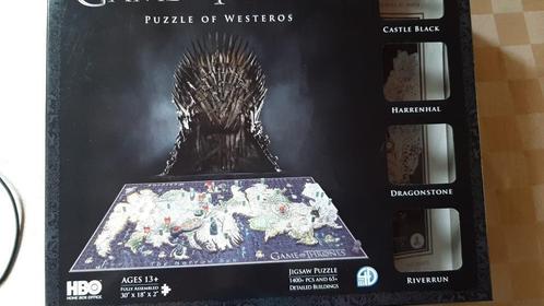 puzzel 3d versie Westeros Game of Thrones fraai, Hobby en Vrije tijd, Denksport en Puzzels, Nieuw, Rubik's of 3D-puzzel, 500 t/m 1500 stukjes