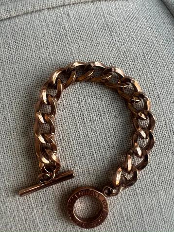 TOV ESSENTIALS ROSE GOUD GOUDEN SCHAKEL ARMBAND beschikbaar voor biedingen