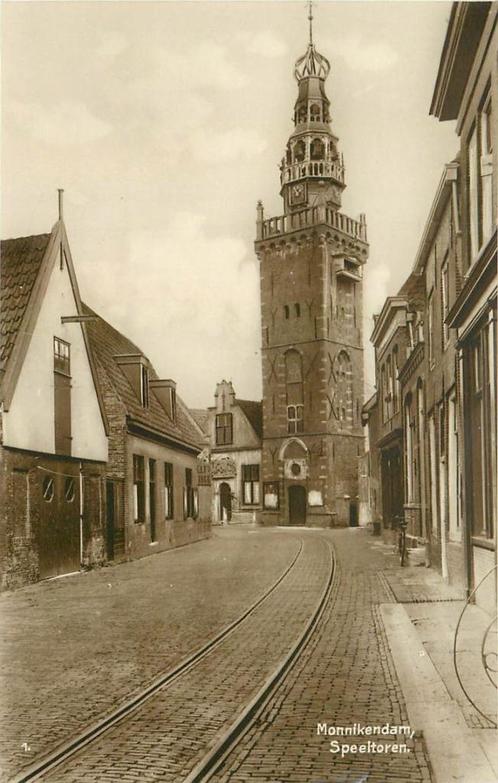 (379-067-023) Monnikendam Speeltoren, Verzamelen, Ansichtkaarten | Nederland, Noord-Holland, Voor 1920, Verzenden