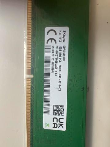 32GB DDR5 5600 RAM - Een dag in gebruik beschikbaar voor biedingen