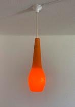 Grote vintage glazen hanglamp 70’s !50cm hoog!, Vintage, Ophalen of Verzenden, Glas, Fog & Morup/ Pell & Putzler