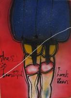 Schilderij Henk Veen - She's so beautiful, Ophalen of Verzenden