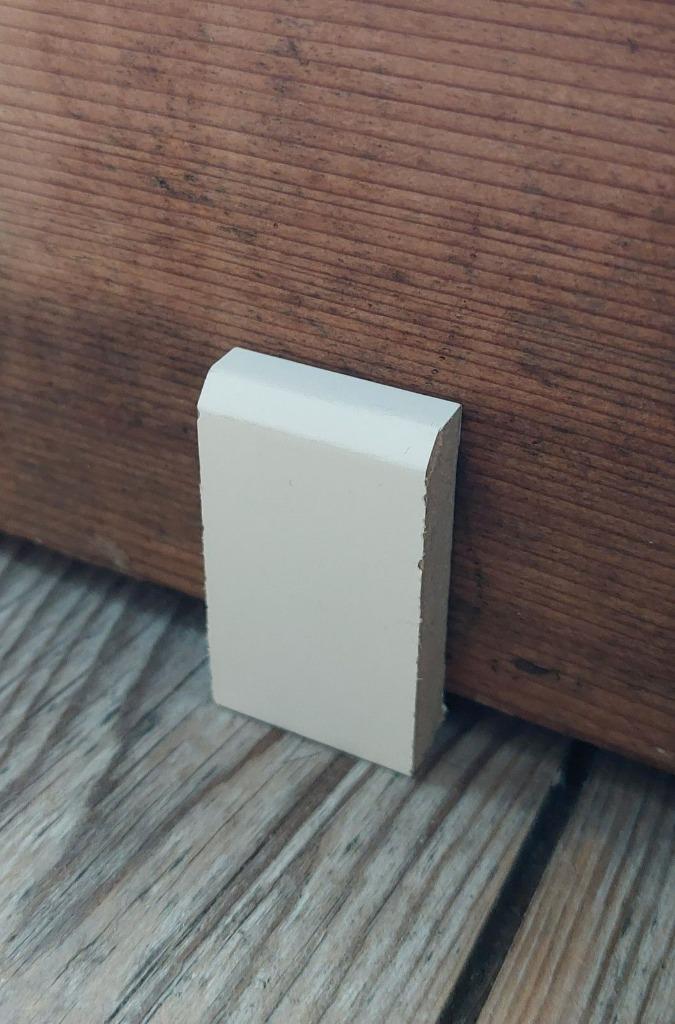 NIEUW: MDF Plafondplint (ivoorwit gecoat), Doe-het-zelf en Verbouw, Plinten en Afwerking, Nieuw, Plinten, Mdf, 250 cm of meer