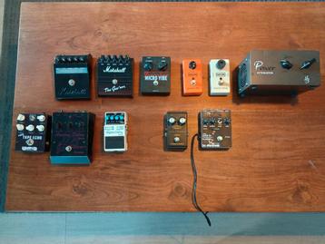 Diverse effectpedalen beschikbaar voor biedingen