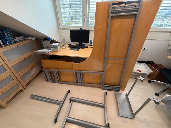 Galant Hoekbureau met verlenging, Huis en Inrichting, Bureaus, Gebruikt, Ophalen