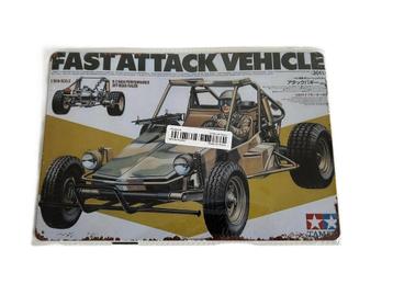Tamiya Boxart metalen bord 20x30cm Fast Attack vehicle nieuw beschikbaar voor biedingen