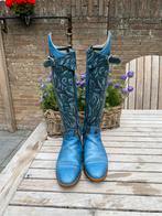Leren Paardrijlaarzen Derby maat 35, Ophalen of Verzenden, Gedragen, Blauw, Hoge laarzen