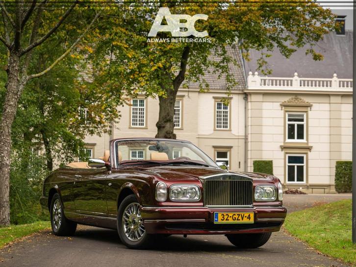 Rolls-Royce Corniche V Convertible (bj 2000), Auto's, Oldtimers, Te koop, Airbags, Airconditioning, Climate control, Elektrische stoelverstelling