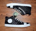YELLOW CAB - zwart leren/canvas Sly boots met rits - maat 42, Kleding | Heren, Schoenen, Zwart, Nieuw, Ophalen of Verzenden, Sneakers of Gympen