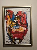Te koop Anton Heyboer Kip op linnen, Antiek en Kunst, Kunst | Schilderijen | Modern, Ophalen