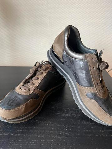 Gabor Sneakers maat 41 Nubbik/Leder   dierenprint beschikbaar voor biedingen