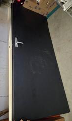 Zwarte binnendeur met kozijn 210/212 hoog en 90 breed, Ophalen, Zo goed als nieuw