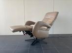 Prachtige beige leren sta op stoel / relax fauteuil, Huis en Inrichting, Fauteuils, Ophalen, Nvt, Nvt, Nvt