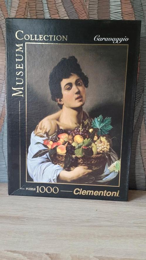 Caravaggio Puzzel - Clementoni Museum Collection, Hobby en Vrije tijd, Denksport en Puzzels, Zo goed als nieuw, Legpuzzel, 500 t/m 1500 stukjes