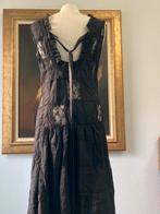 Zwarte Kyuso jurk maat m, Kleding | Dames, Ophalen of Verzenden, Zo goed als nieuw, Zwart, Onder de knie