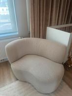 WOOOD Stone Fauteuil Crème Bouclé - Links (Karwei), Ophalen, Wit, Zo goed als nieuw, Eén