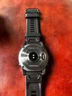 Garmin Fenix 7X Sapphire Solar Titanium - Gloednieuw, Sieraden, Tassen en Uiterlijk, Smartwatches, Zwart, Garmin, Nieuw, Ophalen of Verzenden