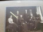 Portret foto, oud, rond 1900, C. Leyenaar, Roterdam, in hout, Ophalen of Verzenden