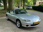 Mazda MX-5 1.6 NBFL 2002 inc. taxatierapport en apk 08-2026, Auto's, Mazda, Achterwielaandrijving, Zwart, 4 cilinders, Cabriolet