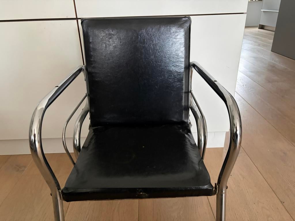 Retro, jaren 50-60, peuterstoel, Kinderen en Baby's, Kinderkamer | Tafels en Stoelen, Ophalen, Gebruikt, Stoel(en)