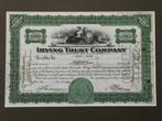 Een aandeel van Irving Trust Company 30 September 1929, Postzegels en Munten, Aandelen en Waardepapieren, Ophalen of Verzenden