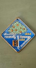Jubileum herdenkingstegel Goedewaagen Wilhelmina 1898-1938, Ophalen of Verzenden
