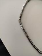 2 massieve, stalen kettingen - unisex, Overige materialen, Verstelbaar, Verzenden, Zo goed als nieuw