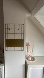 Goud kaarten rek met magneetplaat, Huis en Inrichting, Woonaccessoires | Overige, Ophalen of Verzenden, Zo goed als nieuw