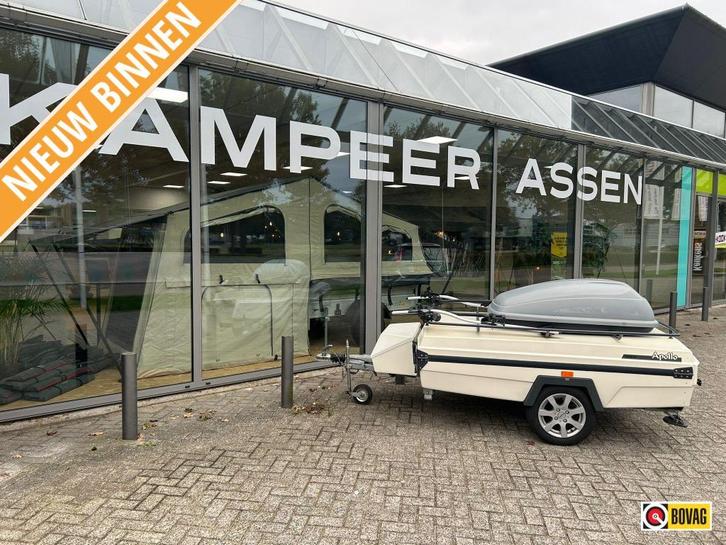 Camp-let Apollo Lux 2010 | Dakkoffer | Fietsendrager, Caravans en Kamperen, Vouwwagens, Camp-Let, tot en met 4
