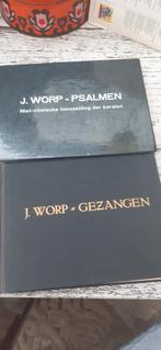 J. Worp Psalmen en Gezangen bundel en Worp gezangenbundel, Gebruikt, Overige soorten, Ophalen of Verzenden, Koor