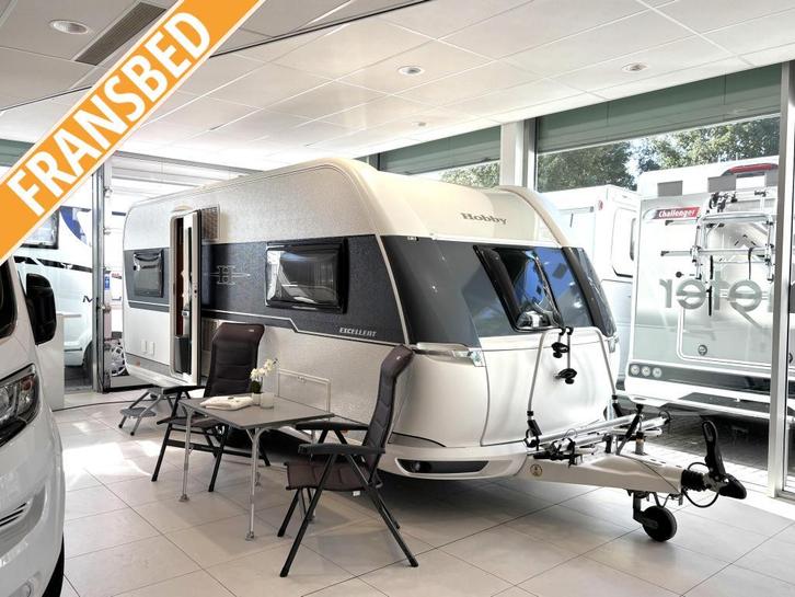 Hobby Excellent 540 UFE FRANSBED 1e EIGENAAR! MOVER, Caravans en Kamperen, Caravans, Bedrijf, tot en met 4, 1250 - 1500 kg, Rondzit
