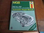 Haynes workshop manual MGB Roadster, MGB GT Coupe 1962-80, Ophalen of Verzenden