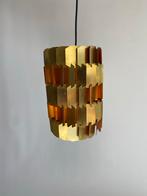 Vintage ‘Facet’ Hanglamp, Huis en Inrichting, Lampen | Hanglampen, Ophalen of Verzenden, Zo goed als nieuw, Metaal, Minder dan 50 cm