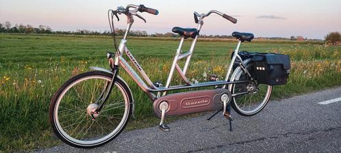 Gazelle fiets tandem for two, Fietsen en Brommers, Fietsen | Tandems, Zo goed als nieuw, Minder dan 10 versnellingen, 49 tot 53 cm