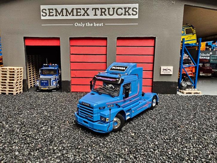 Wsi scania 143 torpedo premium line nieuw, Hobby en Vrije tijd, Modelauto's | 1:50, Nieuw, Bus of Vrachtwagen, Wsi, Ophalen