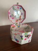 Prachtige Ballerina sieraden muziek doosje Juwelen, Ophalen, Roze, Hardcase, Met spiegeltje(s)