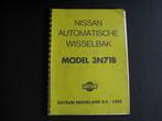Werkplaatshandboek Nissan/ Datsun automatische wisselbak, Ophalen of Verzenden